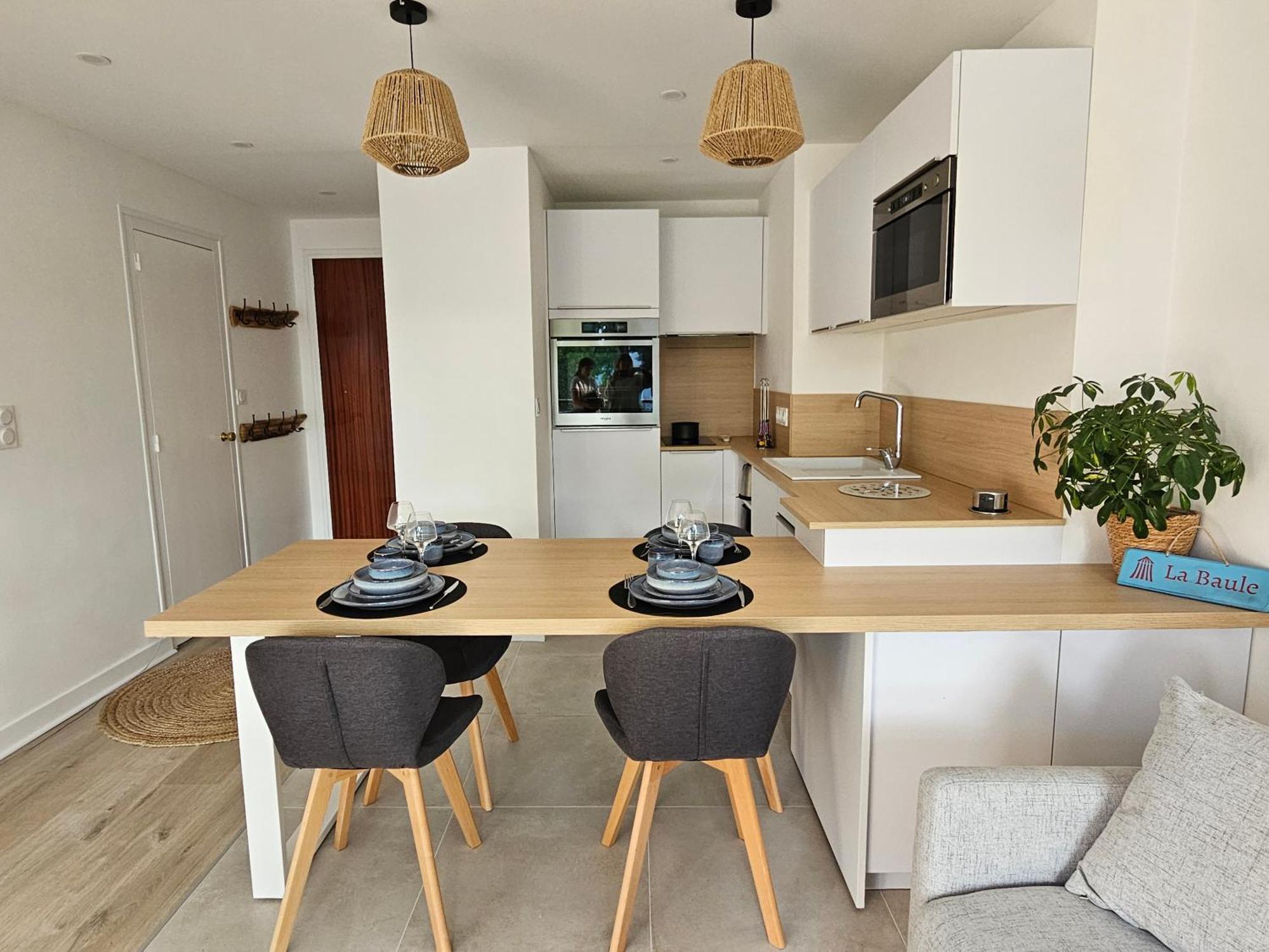 Le Capitole - Studio Plage Benoit Dans Residence Face Mer La Baule المظهر الخارجي الصورة