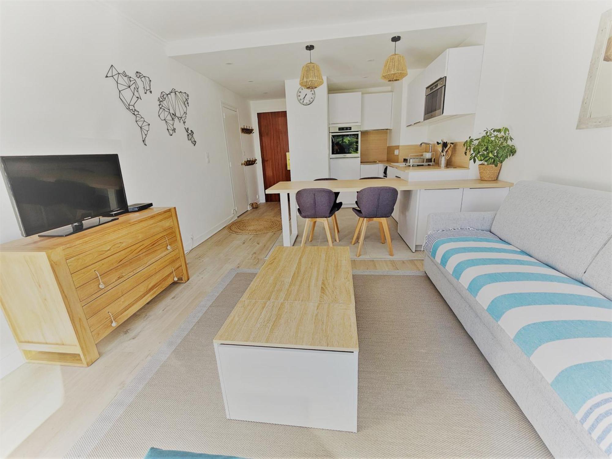 Le Capitole - Studio Plage Benoit Dans Residence Face Mer La Baule المظهر الخارجي الصورة