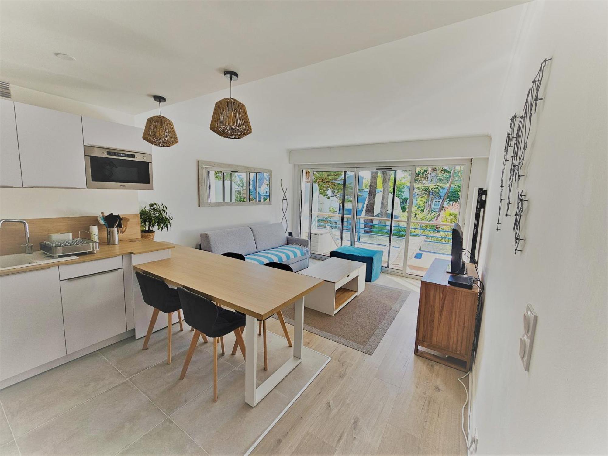 Le Capitole - Studio Plage Benoit Dans Residence Face Mer La Baule المظهر الخارجي الصورة